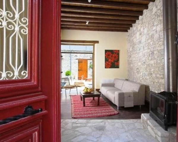 Redblue Door Two Traditional Listed Houses Pano Lefkara Exterior photo